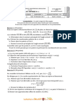 Devoir de Synthèse N°1 - Math - 3ème Mathématiques (2011-2012) MR BEN BRAHIM KHALED