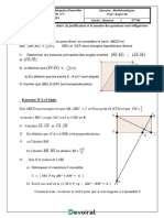 Devoir de Contrôle N°1 - Math - 3ème Math (2023-2024) MR Kayel Moncef