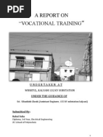 Training Report in A 132 K.V Substation