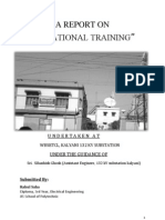 Training Report in A 132 K.V Substation