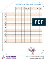 Blank Multiplication Chart To 12x12 2