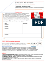 2DO FICHA DE TRABAJO 15 - Ecuaciones