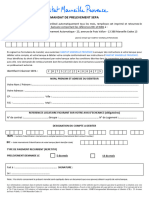 Formulaire Mandat de Prelevement Sepa Juillet 2016