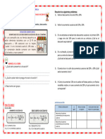 Ficha de Trabajo Aumentos y Descuentos Sucesivos