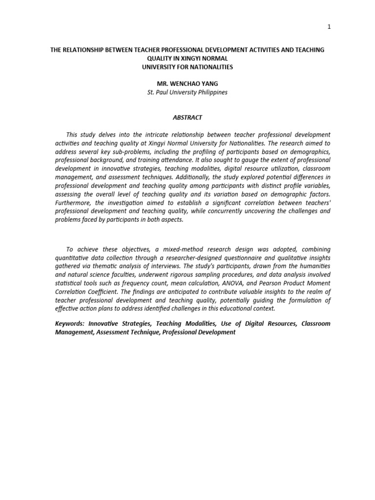 yang-wenchao-journal-research-1-pdf-teachers-teacher-education