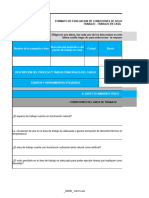 Formato Evaluación Condiciones de Seguimiento Del Puesto