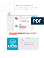 Pasos de Acceso A Passport