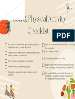 Food Physical Activity Checklist