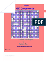 GK Crosswords: Simple