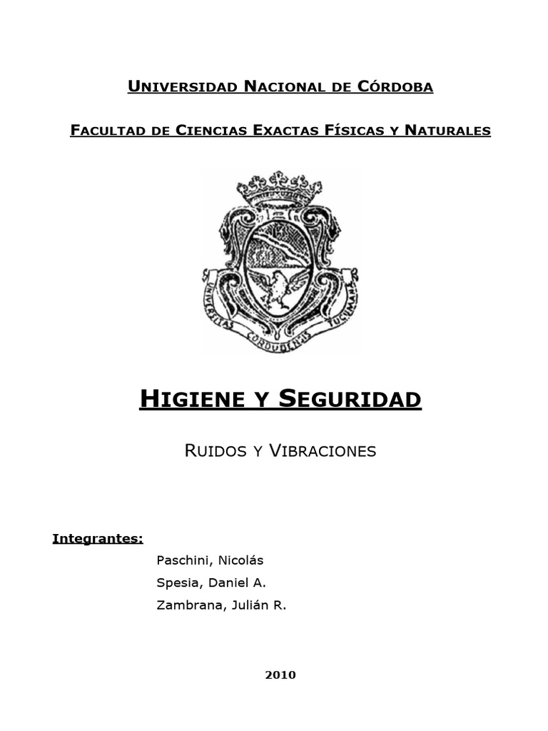 Normas de Ruido y Seguridad Laboral | PDF | ruido | Decibel