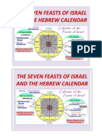 Feasts of Israel Calendar in Color