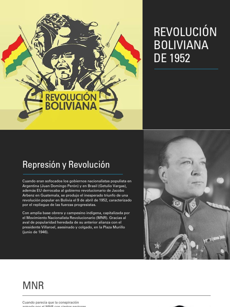 Revolución Boliviana de 1952: Impacto y Legado | PDF | Bolivia