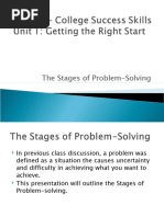 Stages of Problem Solving Presentation