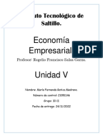 Examen Unidad 5. Economía