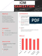 Red Photo Infographic Resume