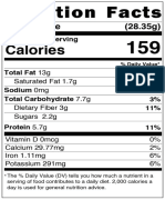 Nutrition Label