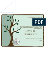 Award - Level III-Green