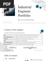 Industrial Engineer Portfolio by Slidesgo