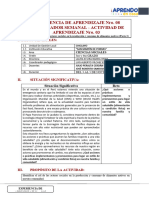 CCSS 3RO Y 4TO - PLANIFICADOR EdA08 - SEMANA 03