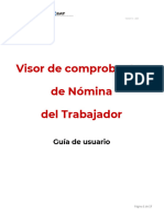 Visor de Comprobantes de Nómina Del Trabajador: Guía de Usuario