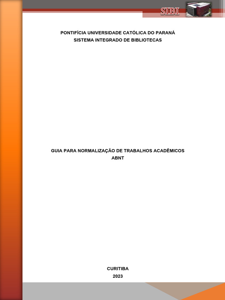 Guia ABNT para Trabalhos Acadêmicos | PDF | Abstract (resumo) | Citação