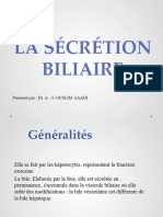 La Secretion Biliaire