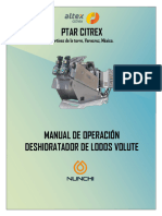 NUNCHI - Manual de Operación Volute Citrex, Veracruz