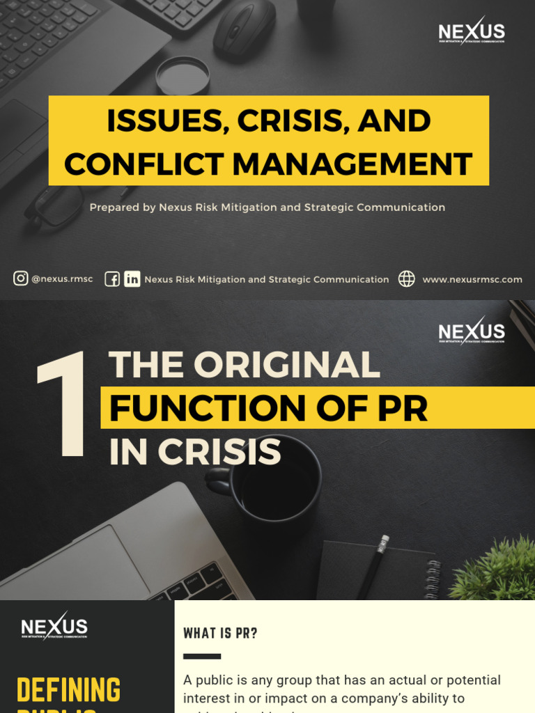 Nexus School of Crisis | PDF | Risk | Crisis Management