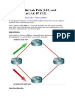 Loop Free Alternate Path