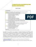 Documento 1. Perspectiva de La Didáctica de Las Matemáticas Como Disciplina Tecnocientifica - Godino