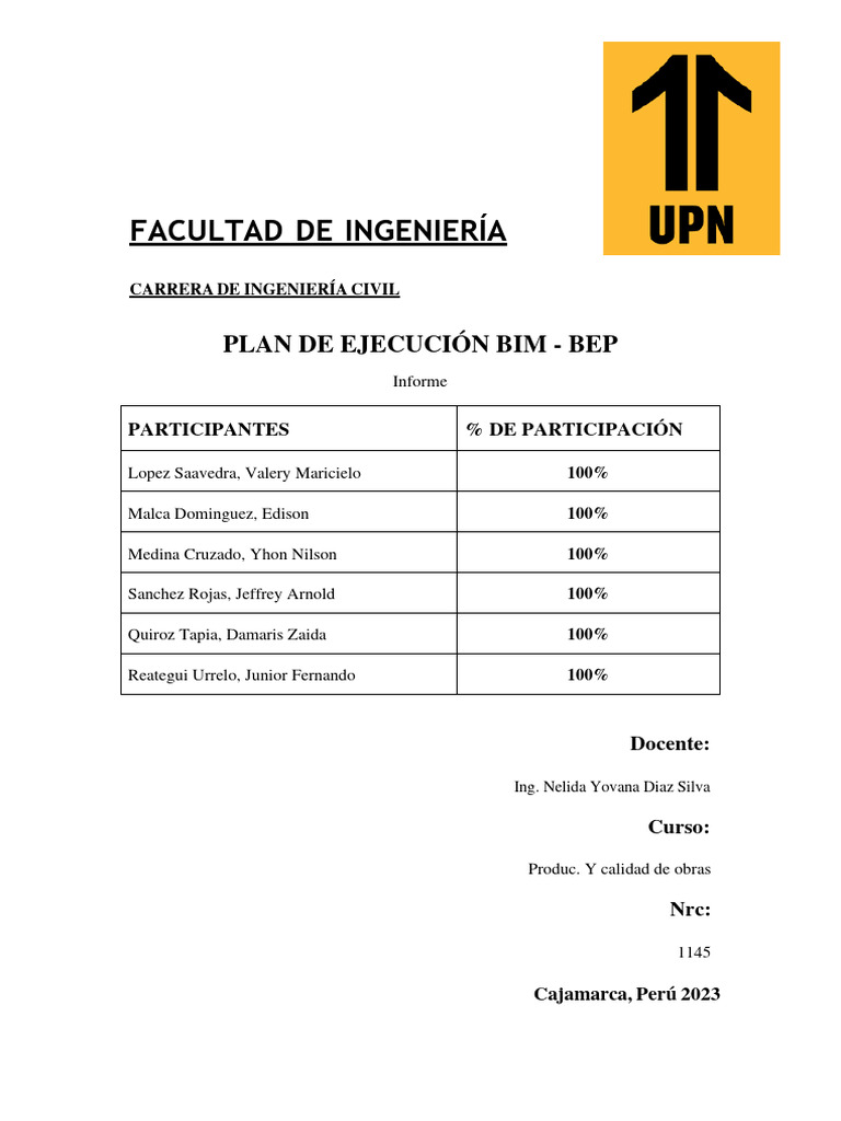 Plan de Ejecución BIM para Obras Civiles | PDF | Software | Autodesk Revit