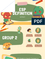 ESP Definition - Group 2