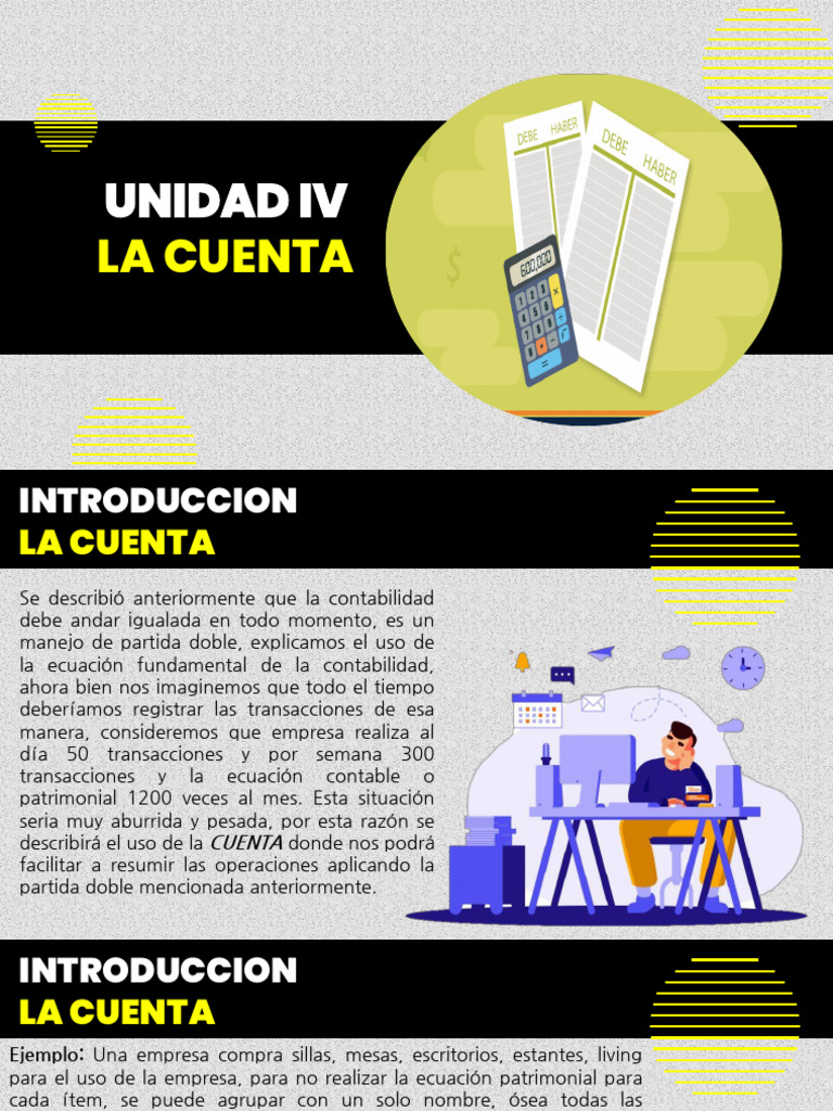 Conceptos y Estructura de Cuentas Contables | PDF | Contabilidad ...