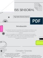 Analisis Sensorial - Introduccion