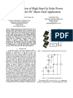 Implementation of High Step-Up Solar Power Optimizer For DC Micro Grid Application