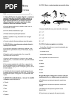 Peixes e Anfíbios - exercicios