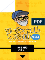 Menu Social Sushi 2023