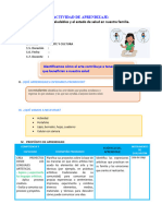 DIA 3 SESION DE APRENDIZAJE Identificamos Cómo El Arte Contribuye A Tener Emociones Que Benefician A Nuestra Salud