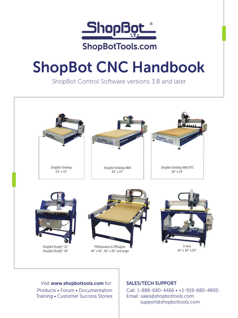 ShopBot Handbook2022 | PDF | Numerical Control | Computing