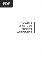 O Zen e A Arte Da Escrita Acadêmica