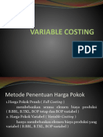Variable Costing