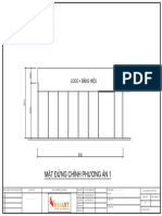 Mặt Đứng Chính Phương Án 1: Logo + Bảng Hiệu