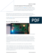 What Does Security Equipment PCB Assembly Entail