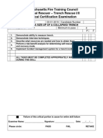 Technicalrescuer Trenchrescuei II Skillsheets