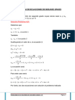 Solucion Ecuaciones Segundo Grado Problema 127