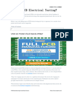 What Is PCB Electrical Testing