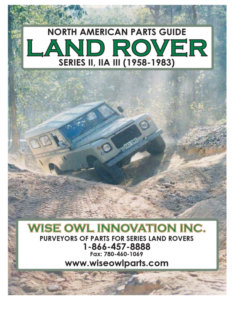 Land Rover Series II/IIA Parts Guide | PDF | Axle | Transportation