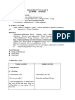 Persuasive Writing Lesson Plan for Grade 6 | PDF | Argument | Rhetoric