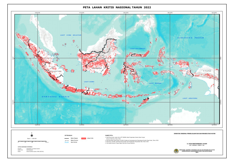 Peta Lahan Kritis Nasional 2022 | PDF