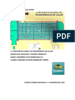 4.1 Coeficiente Global de Transferencia de Calor